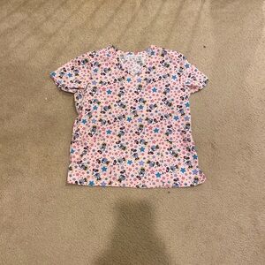 Minnie Mouse scrub top